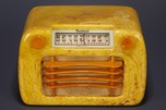 Catalin Sentinel ’Wavy Grill’ 284 Radio in Sand with Yellow